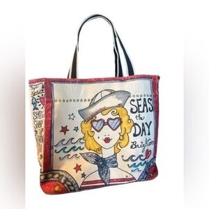 Brighton Women's Seas the Day Tote - Red, Blue, Yellow